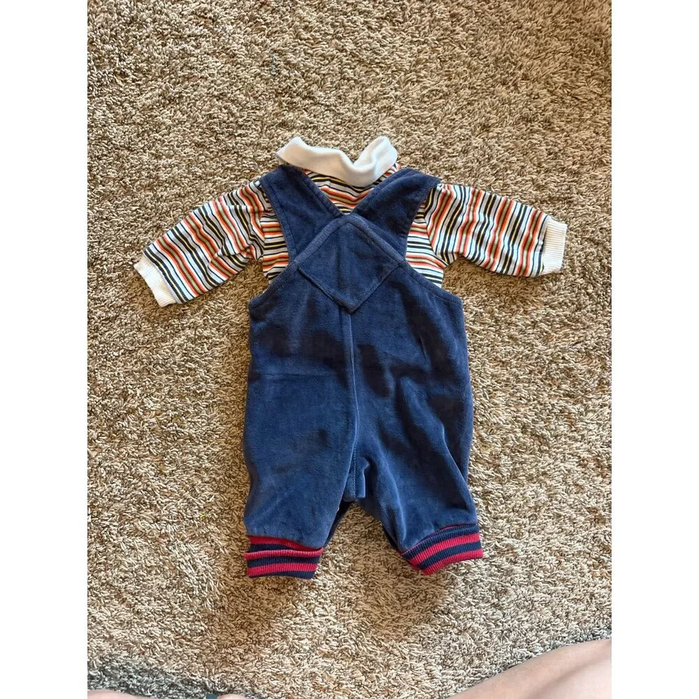 Vtg Winnie the Pooh winter overalls set